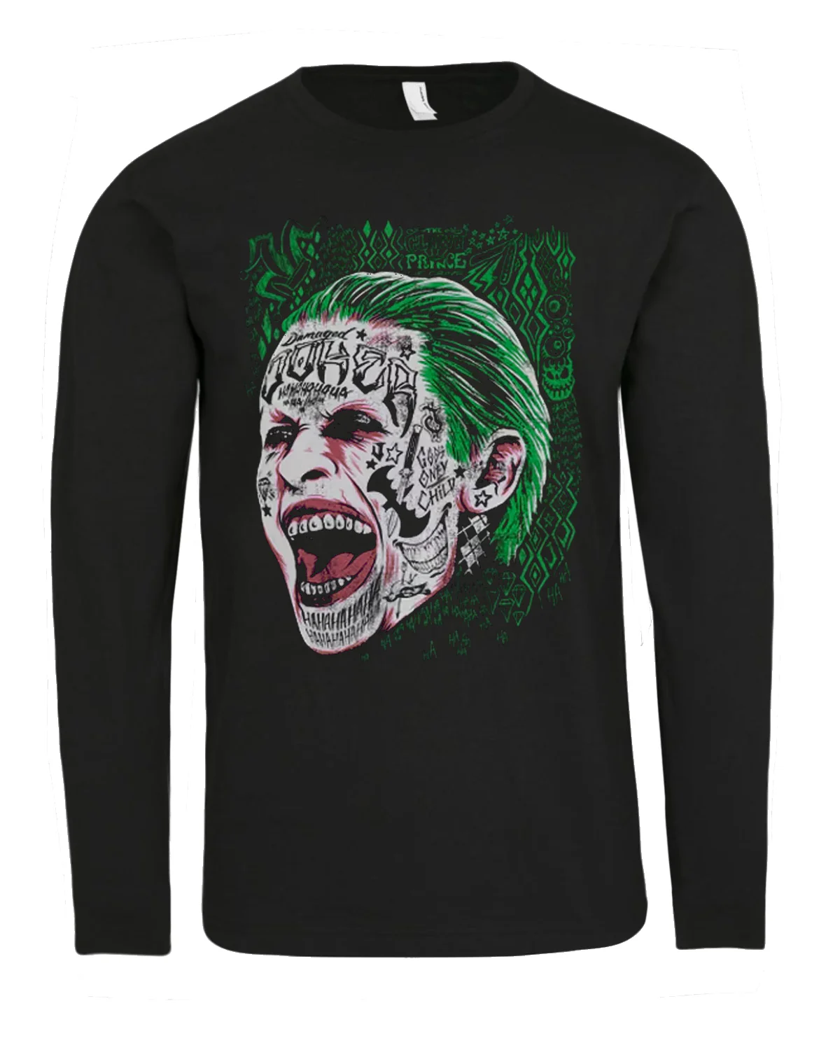Suicide Squad Joker pitkähihainen - Musta