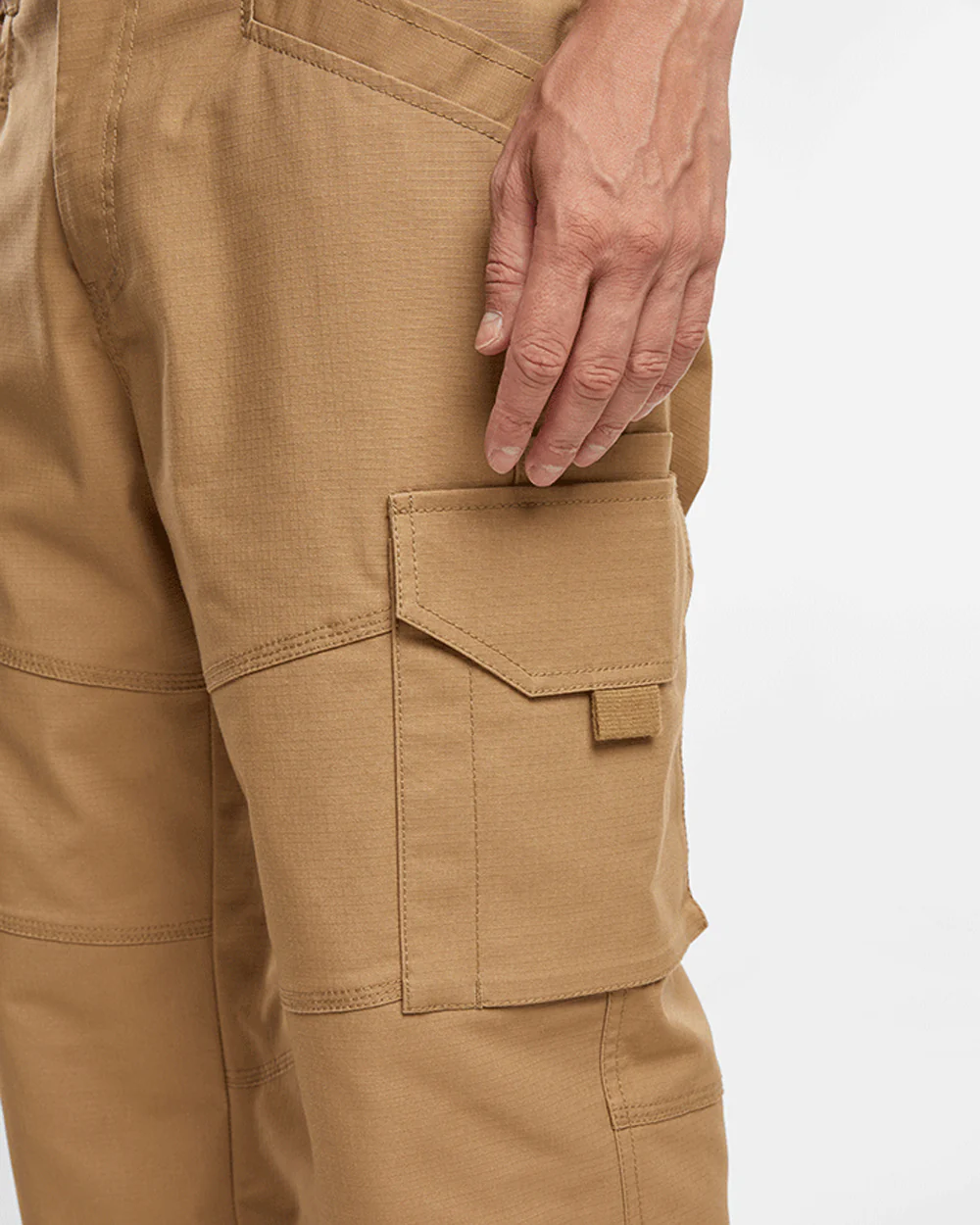 Tactical Ripstop reisitaskuhousut - Kameli - Image 3