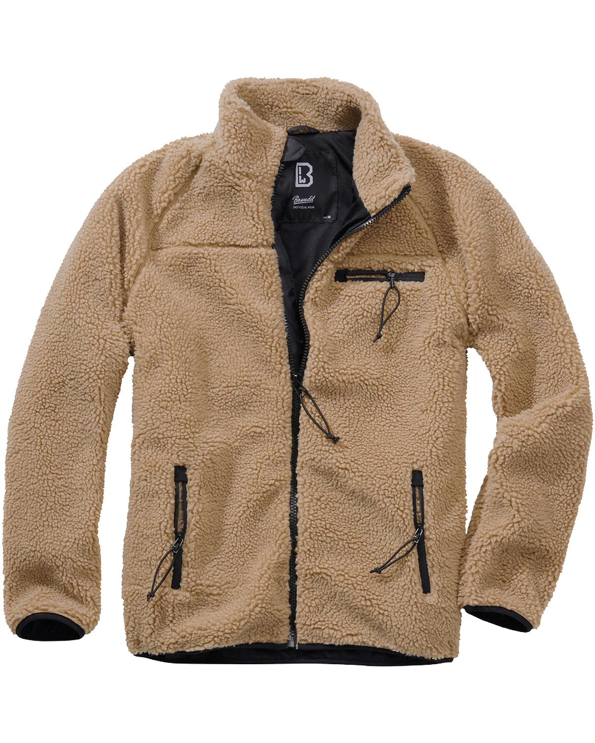 Teddyfleece takki - Kameli - Image 3
