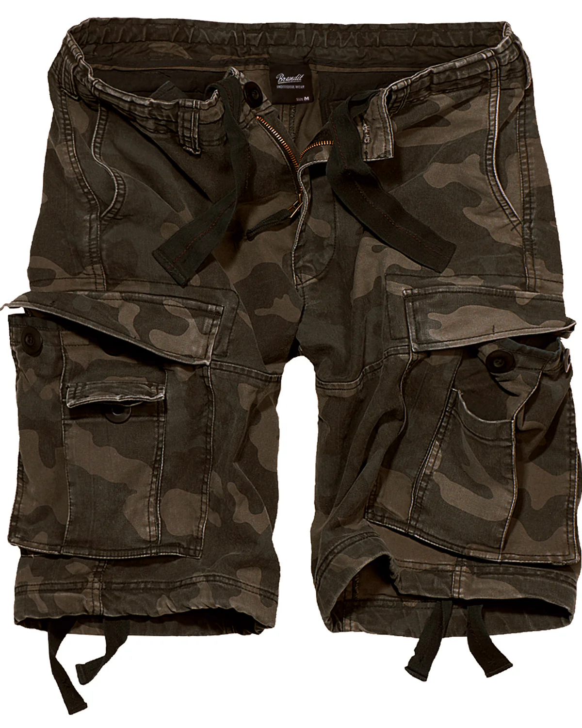 Vintage reisitaskushortsit - Tumma camo