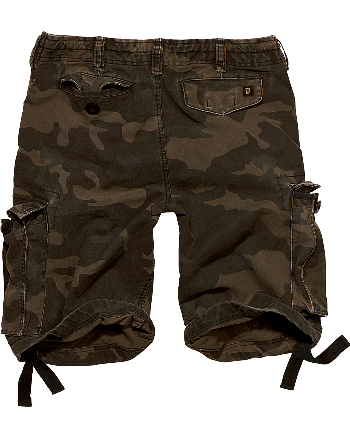 Vintage reisitaskushortsit - Tumma camo - Image 2