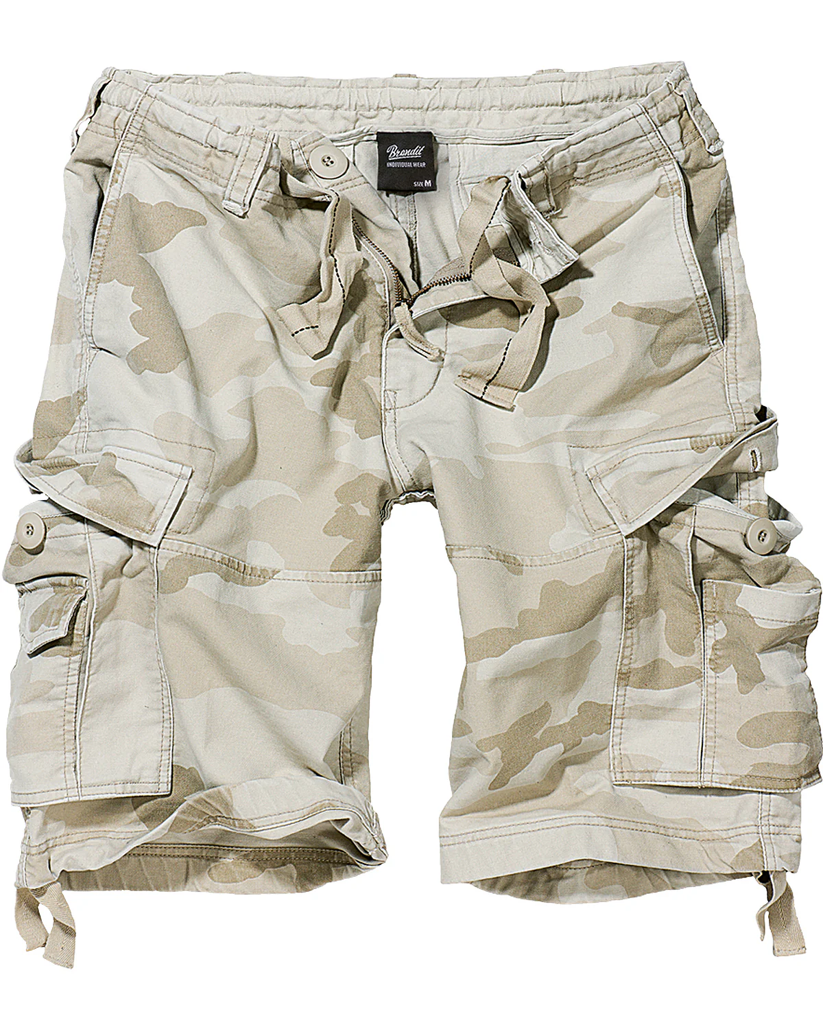 Vintage reisitaskushortsit - Vaalea camo