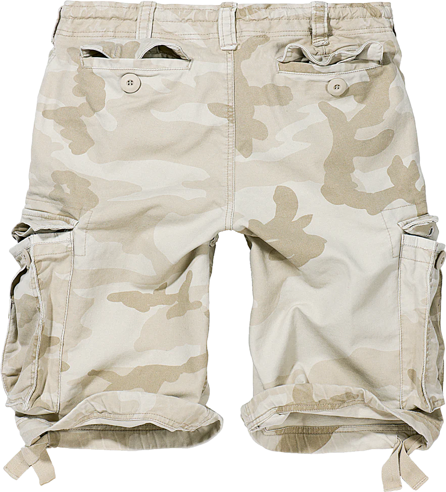 Vintage reisitaskushortsit - Vaalea camo - Image 2