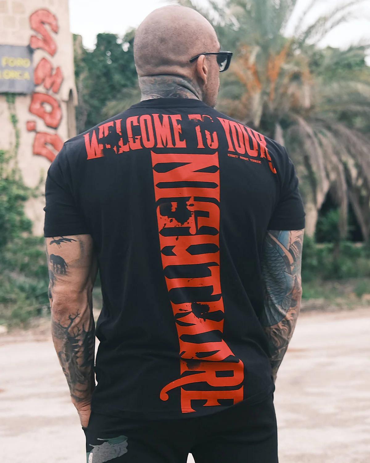 Welcome t-paita - Musta - Image 2