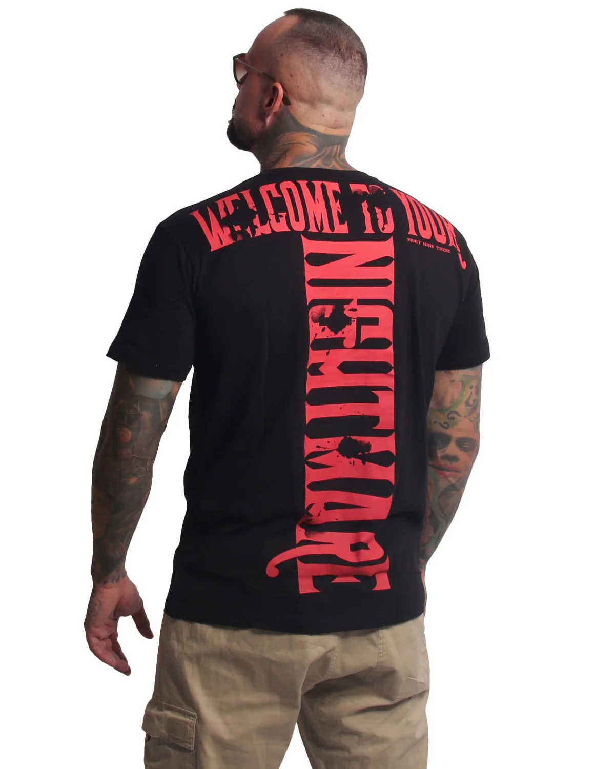 Welcome t-paita - Musta - Image 4